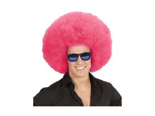 Rózsaszín magas minőségű afro paróka