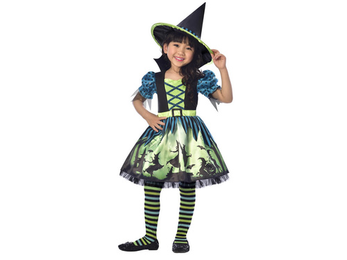Boszorkány jelmez lányoknak