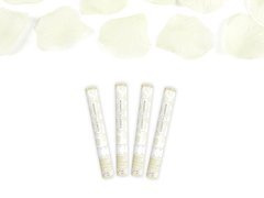 Lövőcső, krémszínű műrózsaszirmok, 40 cm, 4 db.