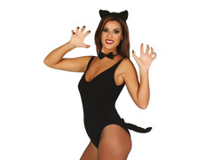 Fekete cica szett - 1 kpl.