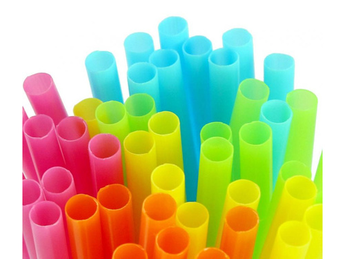 Újrafelhasználható, törhető csőszívószálak narancssárga színben - 50 db.