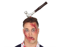 Kalapács a fejbe Halloween alkalmából - 1 db.