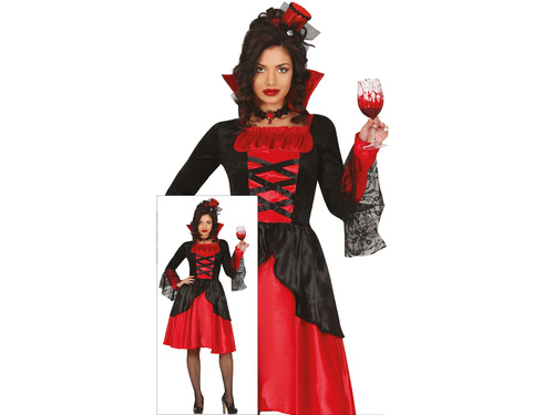 Vámpír jelmez nőnek - 1 db.