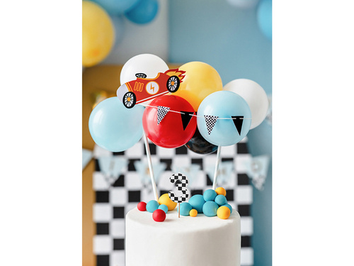 Kockás számgyertya - 3 - 1 db.