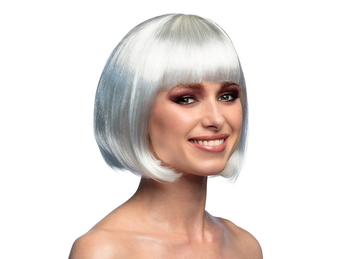 Retro fehér paróka - 1 db.