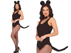 Fekete egérkészlet - 1 kpl.