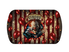 Halloween tálca Ijesztő bohóc - 29 x 15 cm - 1 db.