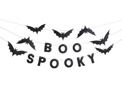 Papírfüzér BOO SPOOKY - 1,5 m - 1 db.