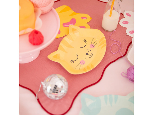 Papírtányérok Macskák - 20,5 x 15 cm - 6 db.