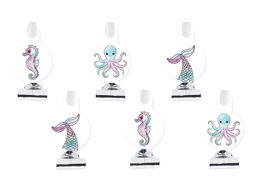 Trombitasípok kibontva Hableány - 6 db