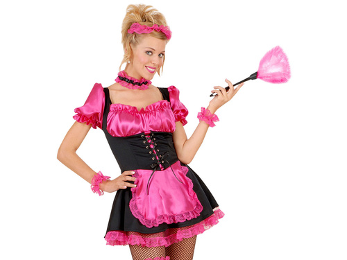 Szobalány seprű rózsaszín - 1 db.