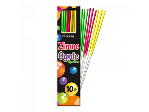 Színes hideg neon tüzek - 10 db.