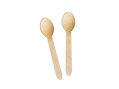 Fából készült teáskanál - 10 db.