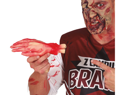 Levágott véres kéz - 25 cm - 1 db.