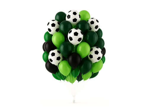 Labdarúgó latex lufi - közepes - 35 db.