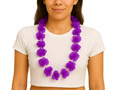 Hawaii lila nyaklánc - 100 cm - 1 db.