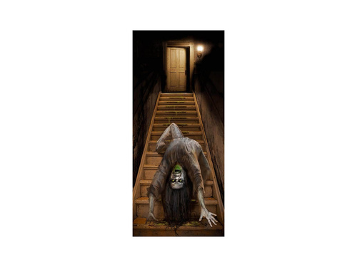 Pincelejáró dekoráció Halloweenre - 1 db.