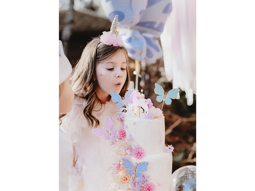 Pillangó tortadíszek - 9 db.