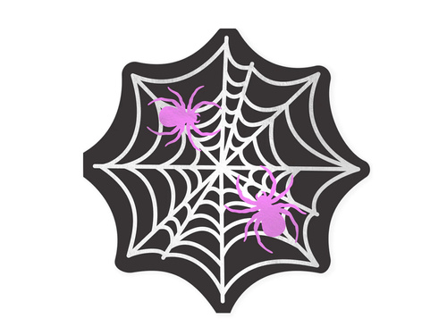 Halloween pókhálós szalvéta - 33 cm - 10 db.