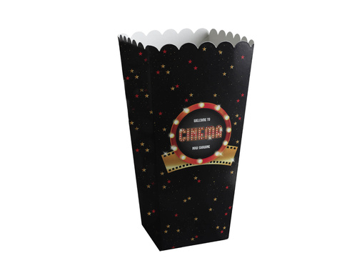 Hollywood popcorn dobozok - 17 cm - 8 db.