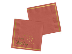 Boldog születésnapot szalvéták - 33 cm - 20 db.