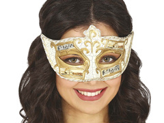 Farsangi maszk jegyzetekkel - 1 db.