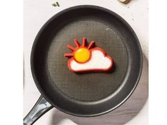 Szilikon tojásforma - Nap felhővel