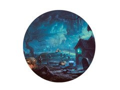 Dekoratív Halloween torta ostya - 20 cm