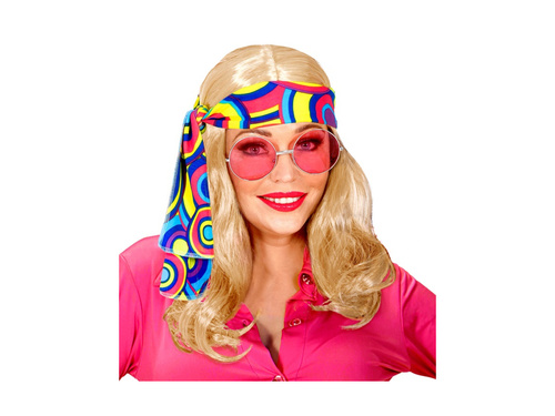 70-es évek szőke paróka Disco Fever Hippie. egy zenekarral