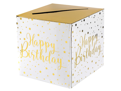 Boldog születésnapot boríték doboz - 1 db.