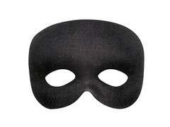 Velencei farsangi maszk fekete - 1 db.