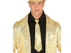 Arany flitteres nyakkendő - 1 db.