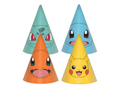 Pokemon születésnapi sapkák - 8 db.