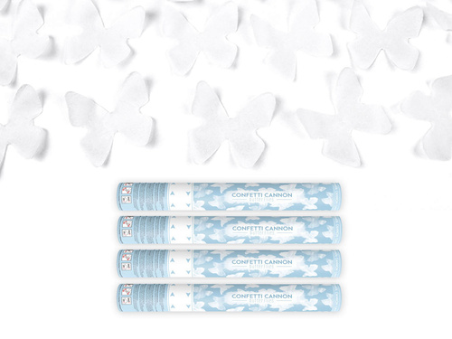 Fehér pillangó lövőcső 40 cm 4 db.