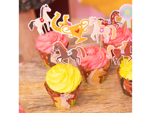Cupcake poharak Horsies - 6 db.