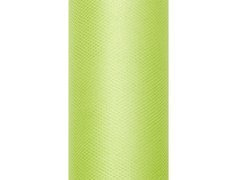 Egyszínű tüll világoszöld - 30 cm x 9 méter - 1 db.