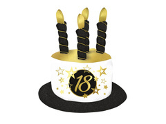 Kalapos gyertyák 18. születésnapra - 1 db.