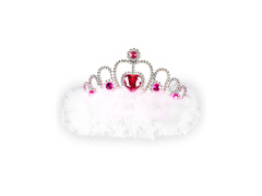 Girls Night Out tiara ékszerekkel és szőrmével