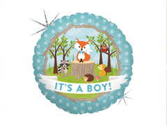 Ez egy fiú erdei állatok fólialufi - 46 cm - 1 db.