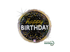 Boldog születésnapot Boldog születésnapot Party kerek fólialufi - 14" - 1 db.