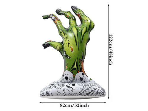 Ijesztő kéz álló fólialufi - 160 cm - 1 db.