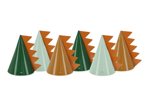 Papírkupakok Dinoszauruszok - 6 db.