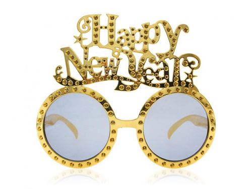 Boldog új évet arany pohár - 1 db.