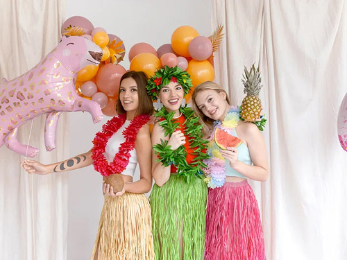 Hawaii nyaklánc sötét rózsaszín - 1 db.