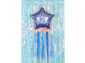 Boldog születésnapot tengerészkék csillag fólialufi - 40 cm - 1 db.