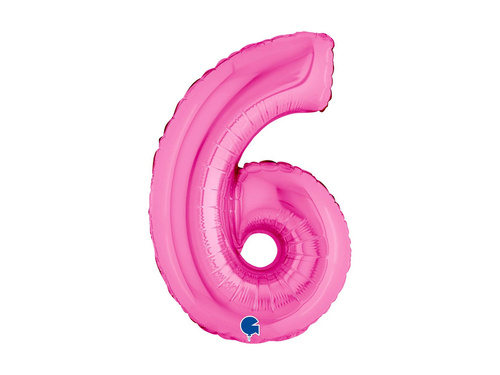 6-os számú fukszia fólialufi - 14" - 1 db.