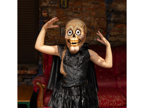 Halloween koponya maszk - 22x28,5 cm - 1 db.