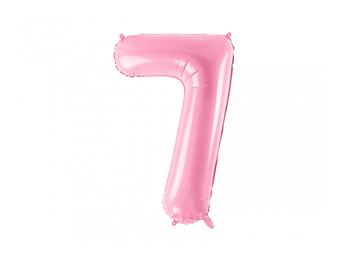 7-es számú rózsaszín fólialufi - 86 cm - 1 db.