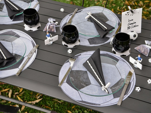 Papírtányérok születésnapra Foci - 23 cm - 10 db.