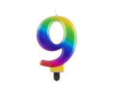 Galaxis számgyertya - 9 - kilenc